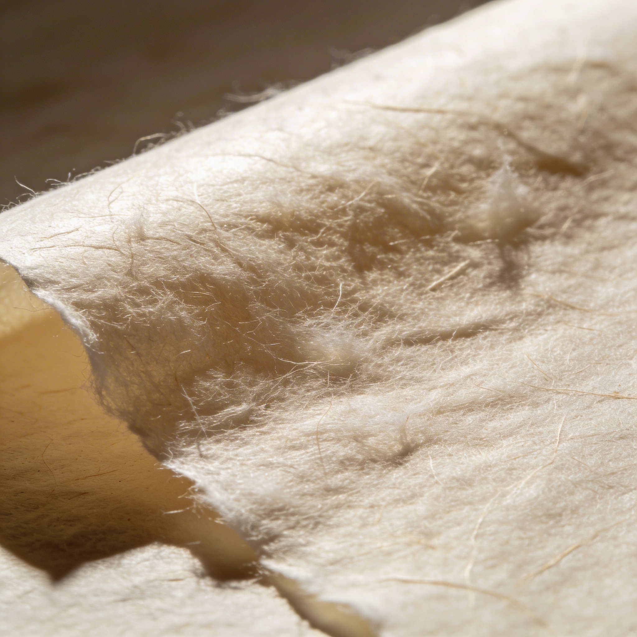Paper substrate close-up